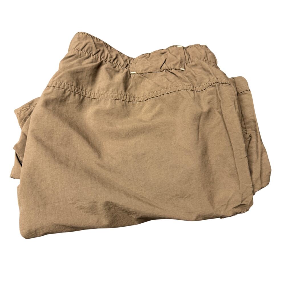 Columbia Cargo Shorts Womens 2X Gorpcore Lightweight Nylon 6" Inseam Brown
